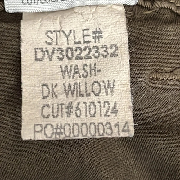 Vince Utility Jogger Pants Zip Ankles in Dark Willow - Size 29 - Picture 11 of 12